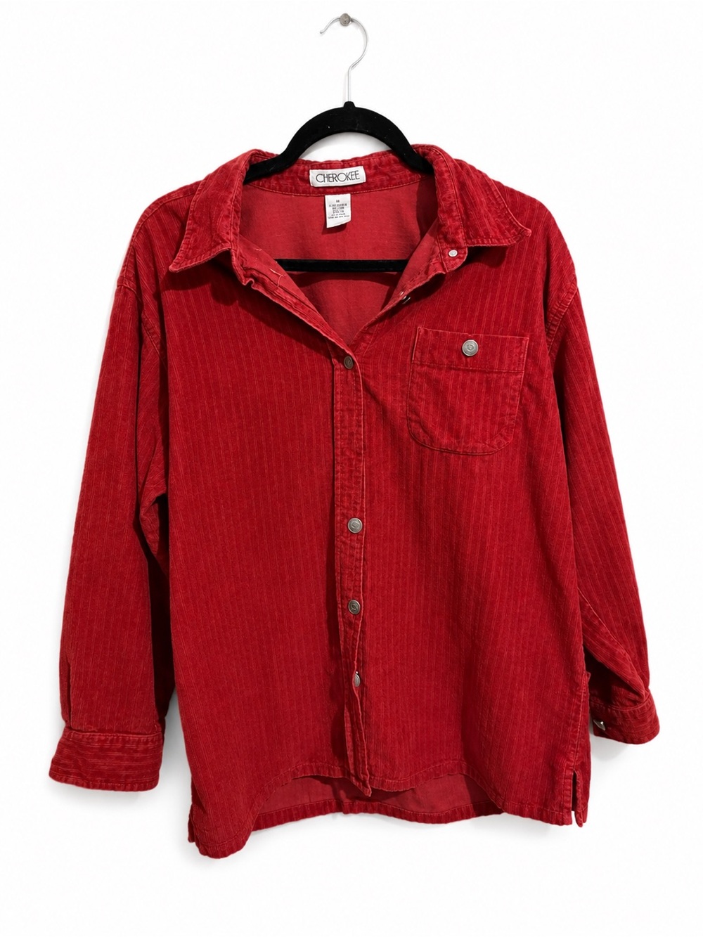 Cherokee Red Corduroy Button-Down Shirt